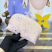 Kitlife Louis Vuitton x TM Cosmetic Pouch Pink Cherry Blossom M14052 19x6x12cm - 3