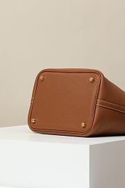 Kitlife Hermes Picotin Bag Brown With Gold Hardware CL180180 18x13x18cm - 2