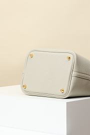 Kitlife Hermes Picotin Bag White With Gold Hardware CL180180 18x13x18cm - 3