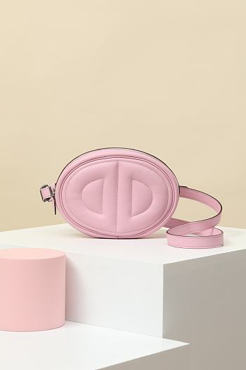 Kitlife Hermes In-the-Loop Belt Bag Pink ZYB1901580 19x13x4cm 