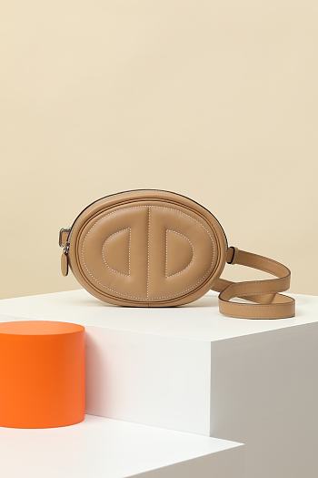 Kitlife Hermes In-the-Loop Belt Bag Brown ZYB1901580 19x13x4cm