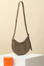 Kitlife Hermes P'tit Arcon Bag Gris Misty Elephant Grey Togo and Swift Leather 28x15.5x3cm - 5