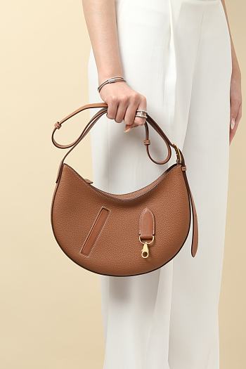 Kitlife Hermes P'tit Arcon Bag Gris Misty Brown Togo and Swift Leather 28x15.5x3cm