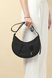 Kitlife Hermes P'tit Arcon Bag Gris Misty Black Togo and Swift Leather 28x15.5x3cm  - 1
