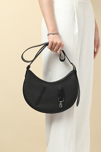 Kitlife Hermes P'tit Arcon Bag Gris Misty Black Togo and Swift Leather 28x15.5x3cm 