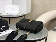 Kitlife Celine Teen Soft 16 Shoulder Bag Black 196853 23x15x9cm - 6