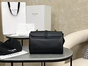 Kitlife Celine Teen Soft 16 Shoulder Bag Black 196853 23x15x9cm - 4