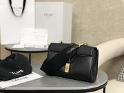Kitlife Celine Teen Soft 16 Shoulder Bag Black 196853 23x15x9cm - 2