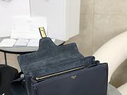 Kitlife Celine Teen Soft 16 Shoulder Bag Dark Blue 196853 23x15x9cm - 6