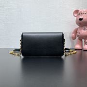 Kitlife Louis Vuitton Bloom Black Wallet On Chain M14564 20x11.5x4cm - 4