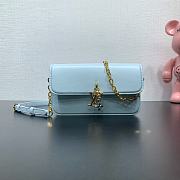 Kitlife Louis Vuitton Bloom Blue Wallet On Chain M14547 20x11.5x4cm - 1