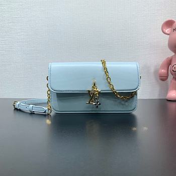 Kitlife Louis Vuitton Bloom Blue Wallet On Chain M14547 20x11.5x4cm