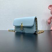 Kitlife Louis Vuitton Bloom Blue Wallet On Chain M14547 20x11.5x4cm - 2