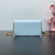 Kitlife Louis Vuitton Bloom Blue Wallet On Chain M14547 20x11.5x4cm - 4