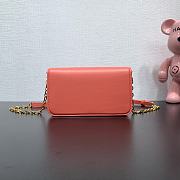 Kitlife Louis Vuitton Bloom Sweet Coral Wallet On Chain M14548 20x11.5x4cm  - 6