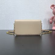 Kitlife Louis Vuitton Bloom Beige Wallet On Chain M14581 20x11.5x4cm - 6