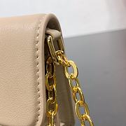 Kitlife Louis Vuitton Bloom Beige Wallet On Chain M14581 20x11.5x4cm - 5
