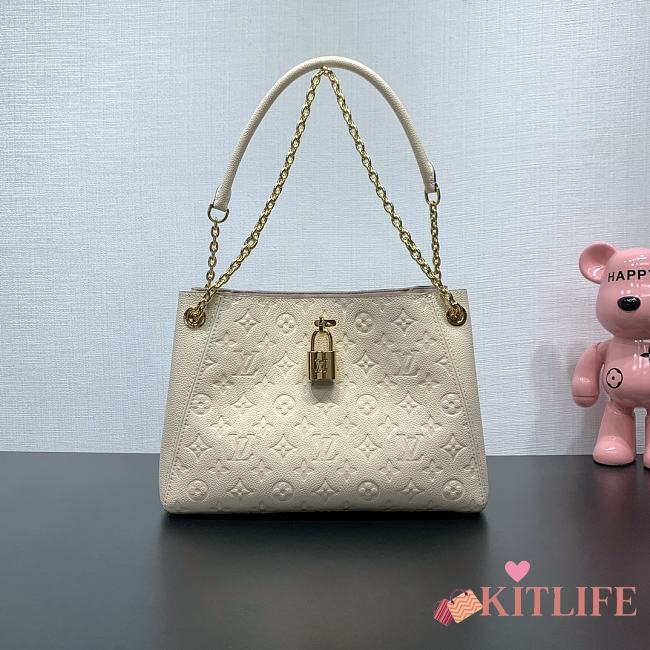Kitlife Louis Vuitton Anytime PM Bag Beige M14659 20x13x34cm - 1