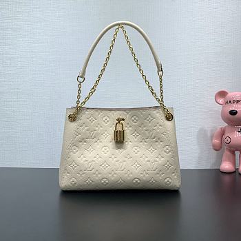 Kitlife Louis Vuitton Anytime PM Bag Beige M14659 20x13x34cm