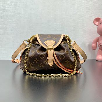Kitlife Louis Vuitton Odyssée Bag Brown Monogram Canvas M25085 27x17x12cm