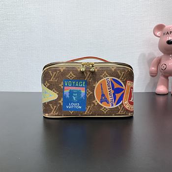 Kitlife Louis Vuitton Toiletry Bag Monogram Coated Canvas M14744 24x13x13cm