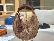 Kitlife Chloe The Summer Banana Hobo Straw Bag Beige 36x21.5x2cm - 1
