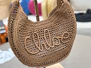 Kitlife Chloe The Summer Banana Hobo Straw Bag Beige 36x21.5x2cm - 4