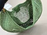 Kitlife Chloe The Summer Banana Hobo Straw Bag Green 36x21.5x2cm - 5