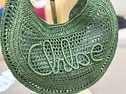 Kitlife Chloe The Summer Banana Hobo Straw Bag Green 36x21.5x2cm - 4
