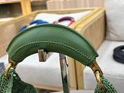 Kitlife Chloe The Summer Banana Hobo Straw Bag Green 36x21.5x2cm - 3