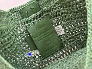 Kitlife Chloe The Summer Banana Hobo Straw Bag Green 36x21.5x2cm - 2