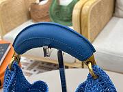 Kitlife Chloe The Summer Banana Hobo Straw Bag Blue 36x21.5x2cm - 5