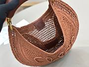 Kitlife Chloe The Summer Banana Hobo Straw Bag Brown 36x21.5x2cm - 3
