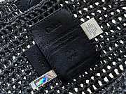Kitlife Chloe The Summer Banana Hobo Straw Bag Black 36x21.5x2cm - 6