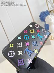 Kitlife Louis Vuitton x TM Zippy Wallet Black Multicolor M14096 19x10x2cm - 6