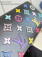Kitlife Louis Vuitton x TM Zippy Wallet Black Multicolor M14096 19x10x2cm - 5