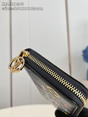 Kitlife Louis Vuitton x TM Zippy Wallet Black Multicolor M14096 19x10x2cm - 4