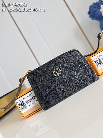 Kitlife Louis Vuitton Low Key Card Wallet Black M14550 13x8.5x1cm