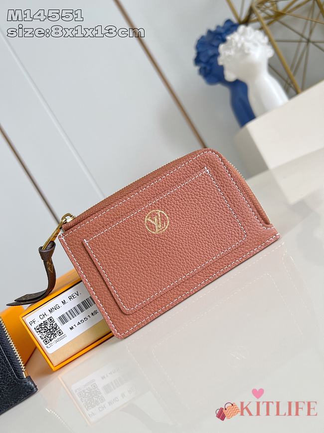 Kitlife Louis Vuitton Low Key Card Wallet Brown M14551 13x8.5x1cm - 1