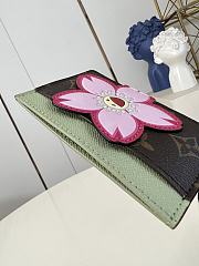 Kitlife Louis Vuitton x TM Card Holder Cherry Blossom M13429 11x7x0.5cm - 2