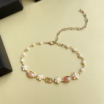 Kitlife Chanel24S Amber Petal Double C Necklace