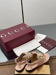 Kitlife Gucci Thong Sandals With Horsebit Light Pink - 5