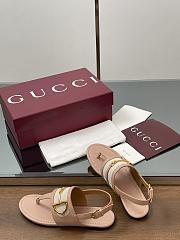 Kitlife Gucci Thong Sandals With Horsebit Light Pink - 4