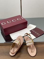 Kitlife Gucci Thong Sandals With Horsebit Light Pink - 3