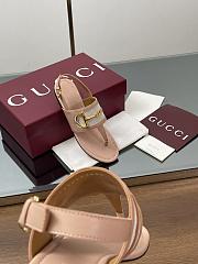 Kitlife Gucci Thong Sandals With Horsebit Light Pink - 2
