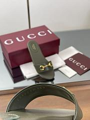 Kitlife Gucci Horsebit Buckle Flip Flops Green - 3