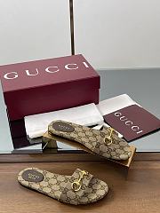Kitlife Gucci Horsebit Buckle Flip Flops Beige - 4