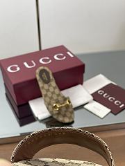 Kitlife Gucci Horsebit Buckle Flip Flops Beige - 3