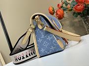 Kitlife Louis Vuitton Diane Bag Blue Monogram Denim M13070 24x15x9cm - 5