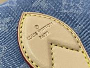 Kitlife Louis Vuitton Diane Bag Blue Monogram Denim M13070 24x15x9cm - 3